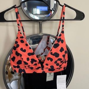 Cheetah print 2 piece bikini